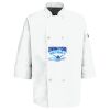 Eight Pearl Button Chef Coat with Thermometer Pocket Thumbnail