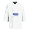 Eight Pearl Button Chef Coat with Thermometer Pocket Thumbnail