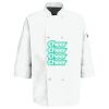 Eight Pearl Button Chef Coat with Thermometer Pocket Thumbnail