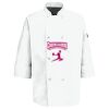 Eight Pearl Button Chef Coat with Thermometer Pocket Thumbnail