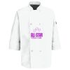 Eight Pearl Button Chef Coat with Thermometer Pocket Thumbnail