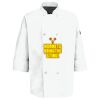 Eight Pearl Button Chef Coat with Thermometer Pocket Thumbnail