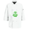 Eight Pearl Button Chef Coat with Thermometer Pocket Thumbnail