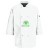 Eight Pearl Button Chef Coat with Thermometer Pocket Thumbnail