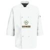 Eight Pearl Button Chef Coat with Thermometer Pocket Thumbnail