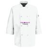 Eight Pearl Button Chef Coat with Thermometer Pocket Thumbnail