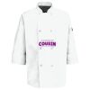 Eight Pearl Button Chef Coat with Thermometer Pocket Thumbnail