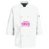 Eight Pearl Button Chef Coat with Thermometer Pocket Thumbnail