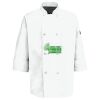 Eight Pearl Button Chef Coat with Thermometer Pocket Thumbnail