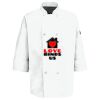 Eight Pearl Button Chef Coat with Thermometer Pocket Thumbnail
