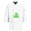 Eight Pearl Button Chef Coat with Thermometer Pocket Thumbnail