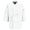 Eight Pearl Button Chef Coat with Thermometer Pocket Thumbnail