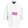 Eight Pearl Button Chef Coat with Thermometer Pocket Thumbnail