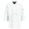 Eight Pearl Button Chef Coat with Thermometer Pocket Thumbnail