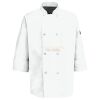 Eight Pearl Button Chef Coat with Thermometer Pocket Thumbnail