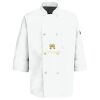 Eight Pearl Button Chef Coat with Thermometer Pocket Thumbnail