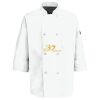 Eight Pearl Button Chef Coat with Thermometer Pocket Thumbnail