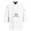 Eight Pearl Button Chef Coat with Thermometer Pocket Thumbnail