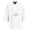 Eight Pearl Button Chef Coat with Thermometer Pocket Thumbnail