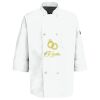 Eight Pearl Button Chef Coat with Thermometer Pocket Thumbnail