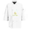 Eight Pearl Button Chef Coat with Thermometer Pocket Thumbnail