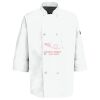 Eight Pearl Button Chef Coat with Thermometer Pocket Thumbnail