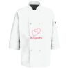 Eight Pearl Button Chef Coat with Thermometer Pocket Thumbnail