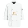Eight Pearl Button Chef Coat with Thermometer Pocket Thumbnail