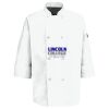 Eight Pearl Button Chef Coat with Thermometer Pocket Thumbnail