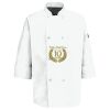 Eight Pearl Button Chef Coat with Thermometer Pocket Thumbnail