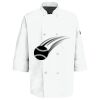 Eight Pearl Button Chef Coat with Thermometer Pocket Thumbnail