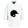 Eight Pearl Button Chef Coat with Thermometer Pocket Thumbnail
