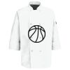 Eight Pearl Button Chef Coat with Thermometer Pocket Thumbnail