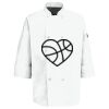 Eight Pearl Button Chef Coat with Thermometer Pocket Thumbnail