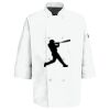 Eight Pearl Button Chef Coat with Thermometer Pocket Thumbnail