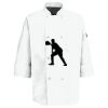 Eight Pearl Button Chef Coat with Thermometer Pocket Thumbnail