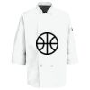 Eight Pearl Button Chef Coat with Thermometer Pocket Thumbnail