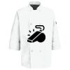 Eight Pearl Button Chef Coat with Thermometer Pocket Thumbnail
