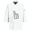 Eight Pearl Button Chef Coat with Thermometer Pocket Thumbnail