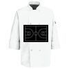 Eight Pearl Button Chef Coat with Thermometer Pocket Thumbnail