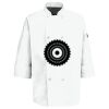Eight Pearl Button Chef Coat with Thermometer Pocket Thumbnail