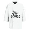 Eight Pearl Button Chef Coat with Thermometer Pocket Thumbnail