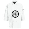 Eight Pearl Button Chef Coat with Thermometer Pocket Thumbnail