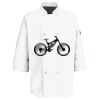 Eight Pearl Button Chef Coat with Thermometer Pocket Thumbnail