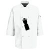 Eight Pearl Button Chef Coat with Thermometer Pocket Thumbnail