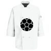 Eight Pearl Button Chef Coat with Thermometer Pocket Thumbnail