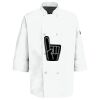 Eight Pearl Button Chef Coat with Thermometer Pocket Thumbnail