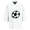 Eight Pearl Button Chef Coat with Thermometer Pocket Thumbnail