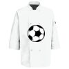 Eight Pearl Button Chef Coat with Thermometer Pocket Thumbnail