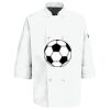 Eight Pearl Button Chef Coat with Thermometer Pocket Thumbnail